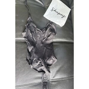 Shapey Bodysuit, Black, XS
